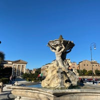 Photo taken at Fontana dei Tritoni (Bizzaccheri) by Kalle R. on 12/18/2021