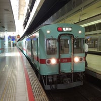Photo taken at Nishitetsu-Fukuoka (Tenjin) Station (T01) by Hirokoya on 8/27/2015