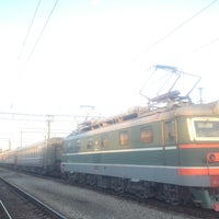 Photo taken at Остановка «Железнодорожный вокзал» by Alex K. on 5/11/2013
