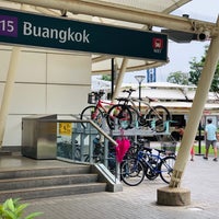 Photo taken at Buangkok MRT Station (NE15) by Ringo J. on 7/19/2021