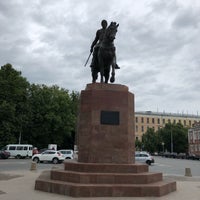 Photo taken at Памятник Великому князю Олегу Рязанскому by Mikhail S. on 6/8/2018