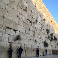 Photo taken at The Western Wall (Kotel) by Rui G. on 4/21/2013