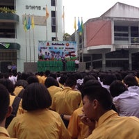 Photo taken at Ratthanakosinsomphod Bangkhunthian School by Surapong K. on 5/27/2014