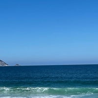 Photo taken at Praia de São Conrado by Evanice P. on 5/16/2023