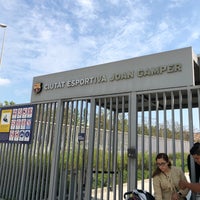 Photo taken at Ciutat Esportiva Joan Gamper FCBarcelona by Abdulrahman on 5/18/2018