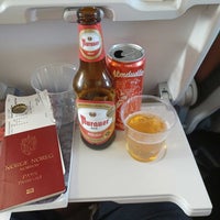 Photo taken at Austrian Airlines Flight OS352 BRU-VIE by Tony S. on 8/26/2022