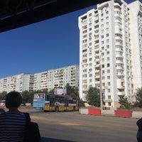 Photo taken at Остановка «ул. Ташкентская / Московское шоссе» by Кирилл А. on 8/17/2016