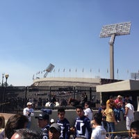 Photo taken at Estadio Olímpico Universitario by Jorge on 4/14/2013