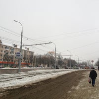 Photo taken at Остановка «м-н Уют» by Евгений П. on 12/26/2012