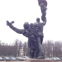Photo taken at Памятник комсомольцам Орловщины by Евгений П. on 4/13/2013