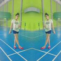 Photo taken at T-SMASH Badminton Sport Club by Bee T. on 11/24/2013