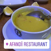 Photo taken at Al Afandy Nargile Cafe &amp;amp; Restaurant by Mustafa A. on 1/31/2018
