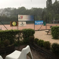 Photo taken at Royal Baudouin Tennis Club by Aurélie C. on 5/12/2017