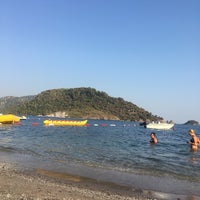 Photo taken at Nirvana Beach Club by Deniz Ç. on 9/16/2017