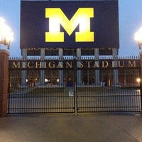 Photo taken at Michigan Stadium by Wes W. on 4/11/2013