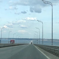 Photo taken at Президентский мост by Elena K. on 4/25/2020