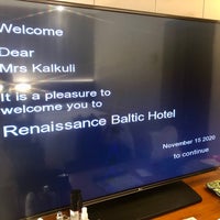Photo taken at Renaissance St. Petersburg Baltic Hotel by Elena K. on 11/15/2020