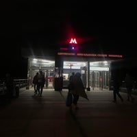 Photo taken at metro Pionerskaya by Anna B. on 8/20/2019