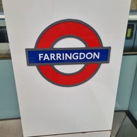 Photo taken at Farringdon London Underground Station by Jonathan F. on 7/23/2023