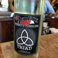 Photo taken at Red Fox Winery &amp;amp; Vineyards by Amethyst A. on 6/8/2019