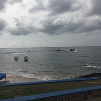 Photo taken at Praia de Ondina by Flavio M. on 1/16/2016
