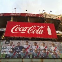 Photo taken at Estadio Antonio Vespucio Liberti &amp;quot;Monumental&amp;quot; (Club Atlético River Plate) by Mariano R. on 5/13/2013