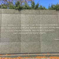 Photo taken at Martin Luther King, Jr. Memorial by Shane V. on 11/10/2016