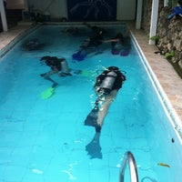 Photo taken at Patadacobra diving school by Fabi C. on 12/16/2012