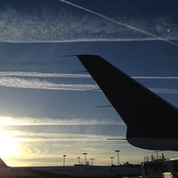 Photo taken at Gate B19 by Tyler T. on 2/23/2014