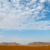 Photo taken at Red Sand Desert by Meshael ★. on 12/17/2022