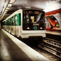 Photo taken at Métro Michel-Ange – Auteuil [9,10] by Olivier J. on 4/16/2013