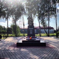 Photo taken at Памятник героям-воинам Советской Армии by tulafoto on 6/6/2013