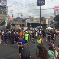 Photo taken at Medio Maraton CDMX by Aleluks on 8/30/2015