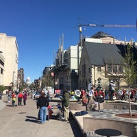 Photo taken at Library Mall by Jonathan M. on 4/22/2017