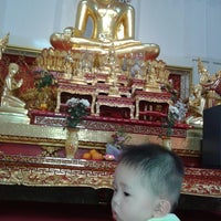 Photo taken at Uttamayanmuni Buddhist Thai Temple by Andrew T. on 5/15/2013
