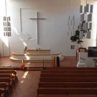 Photo taken at Alppilan kirkko by Annu on 5/24/2014