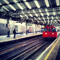 Photo taken at Queens Park London Underground Station by Garzhia on 2/24/2013