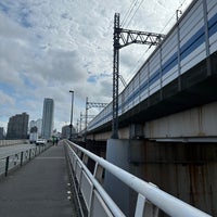 Photo taken at Futako Bridge by おはぎ on 7/21/2023