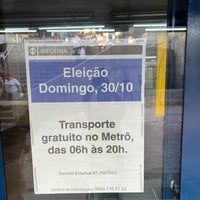 Photo taken at Estação Liberdade (Metrô) by Alexandre F. on 10/30/2022