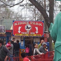 Photo taken at Kiddie Park by Dustin on 2/24/2013