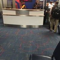 Photo taken at Gate A10 by Devin S. on 10/28/2015