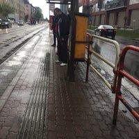 Photo taken at MiÚ Nové Mesto (tram, bus) by Majo I. on 5/2/2016
