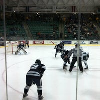 Photo taken at Thompson Arena at Dartmouth by Nicole M. on 11/3/2012