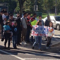 Photo taken at Edmund Burke School by Fresco R. on 10/15/2013