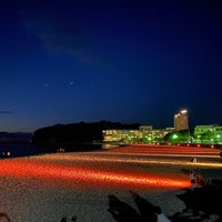 Photo taken at Shirarahama Beach by ひかりちゃん on 11/11/2023