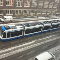 Photo taken at Bus- / Tramhalte Witte de Withstraat by Michiel C. on 1/26/2013