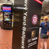 Photo taken at Navy Yard-Ballpark Metro Station by Erik G. on 7/23/2023
