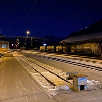 Photo taken at Bahnhof Pontresina by ウッシー on 2/24/2020