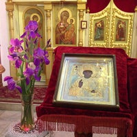 Photo taken at Храм святителя Николая Мирликийского в Отрадном by Мария А. on 5/22/2013