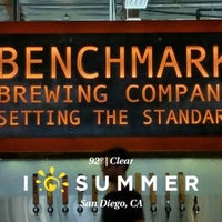 Photo taken at Benchmark Brewing Company by Terry S. on 8/15/2015